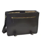 Old Angler Classic Leather Messenger Bag - Image 3