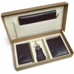 Dark Brown Luxury Leather Gift Set