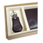 Gift Set– Leather Wallet & Keying