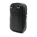 Mens Genuine Leather Wrist Bag Multi-Pockets Money Travel Organiser Pouch Dinan Black - Image 5